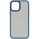 Противоударный чехол для iPhone 12 Rock Guard series matte Синий в магазине belker.com.ua