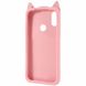 Силиконовый чехол для Samsung Galaxy A10s (A107) Cute Cat case Розовый в магазине belker.com.ua