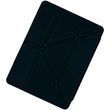 Чехол iPad Air 13 2024 12.9 дюймов Logfer Origami Smart New Pencil Groove Черный