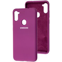 Чехол для Samsung Galaxy A11 (A115) Silicone Case Фиолетовый смотреть фото | belker.com.ua