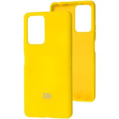 Оригинальный чехол для Xiaomi Redmi Note 10 Pro Full Soft case Желтый