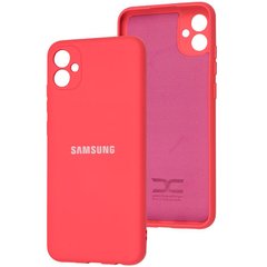 Оригинальный чехол для Samsung Galaxy A04e (A042) Soft Case Малиновый
