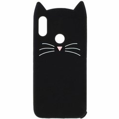 Силиконовый чехол для Samsung Galaxy A10s (A107) Cute Cat case Черный смотреть фото | belker.com.ua