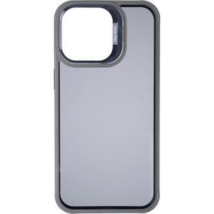 Чехол для iPhone 15 Pro Max Gelius Elegant Bumper Case Camera stand Серый смотреть фото | belker.com.ua