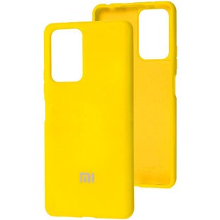 Оригинальный чехол для Xiaomi Redmi Note 10 Pro Full Soft case Жёлтый смотреть фото | belker.com.ua