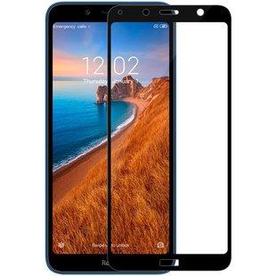 Защитное стекло для Xiaomi Redmi 7A Tempered Glass 3D Черный смотреть фото | belker.com.ua