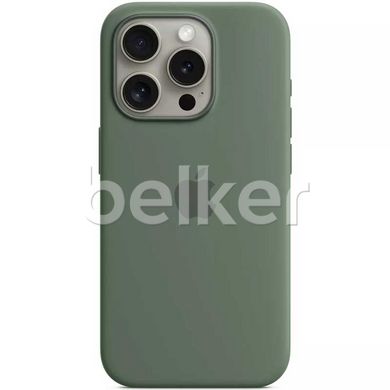 Чехол для iPhone 16 Pro Silicone Case (replica) Хвоя