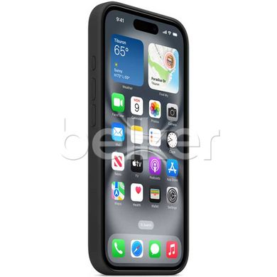 Чехол для iPhone 16 Silicone Case (replica) Черный