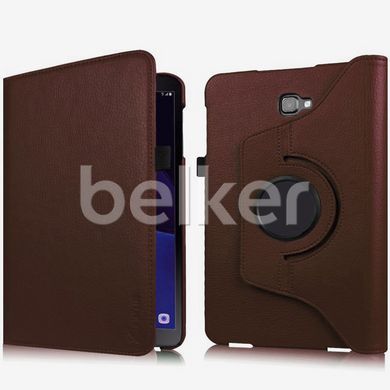 Чехол для Samsung Galaxy Tab A 10.1 T580, T585 Поворотный Коричневый смотреть фото | belker.com.ua