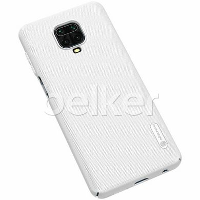 Чехол для Xiaomi Redmi Note 9s Nillkin Frosted shield Белый смотреть фото | belker.com.ua