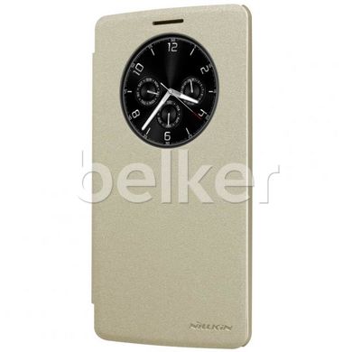 Чехол книжка для LG G4 Stylus H630 Nillkin Spark Золотой смотреть фото | belker.com.ua