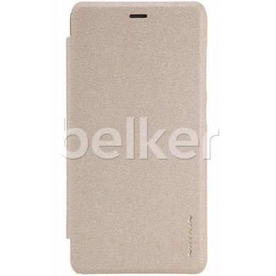 Чехол книжка для Xiaomi Redmi 3s/3pro Nillkin Spark Золотой смотреть фото | belker.com.ua