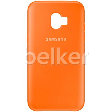 Оригинальный чехол для Samsung Galaxy J2 2018 (J250) Silicone Case Оранжевый смотреть фото | belker.com.ua