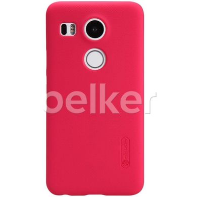 Пластиковый чехол для LG Nexus 5X Nillkin Frosted Shield Красный смотреть фото | belker.com.ua