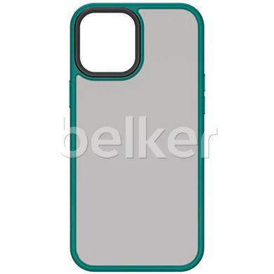 Противоударный чехол для iPhone 12 Rock Guard series matte Зелёный смотреть фото | belker.com.ua