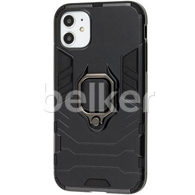Противоударный для iPhone 11 Transformer Ring case Черный смотреть фото | belker.com.ua