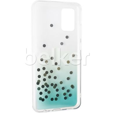 Силиконовый чехол для Samsung Galaxy A02s (A025) Crystal Shine case Бирюзовый смотреть фото | belker.com.ua