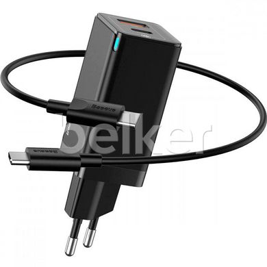Зарядное устройство Baseus GaN 2 Quick Charger 45W + USB-C to USB-C кабель (CCGAN-Q01)