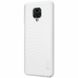 Чехол для Xiaomi Redmi Note 9s Nillkin Frosted shield Белый в магазине belker.com.ua