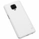 Чехол для Xiaomi Redmi Note 9s Nillkin Frosted shield Белый в магазине belker.com.ua