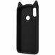 Силиконовый чехол для Samsung Galaxy A10s (A107) Cute Cat case Черный в магазине belker.com.ua