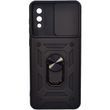 Противоударный силиконовый чехол Samsung Galaxy A02 (A022) Gelius Hard Defence PC Series Черный