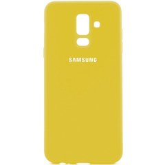 Оригинальный чехол для Samsung Galaxy J8 2018 (J810) Soft Case Жёлтый смотреть фото | belker.com.ua