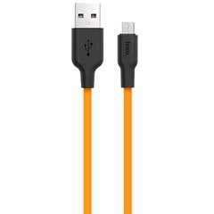 Силиконовый кабель micro USB Hoco X21 Оранжевый
