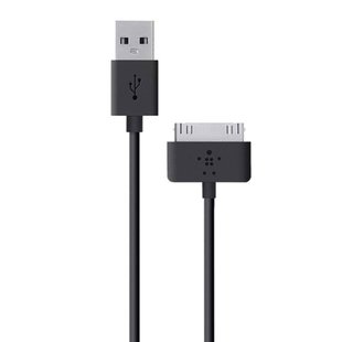 Кабель Apple USB для iPhone 4, iPad 2 Belkin Черный