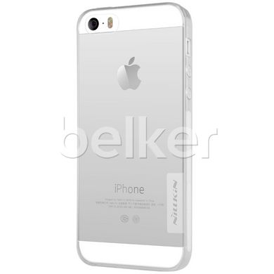 Чехол для iPhone 5 Nillkin Nature TPU Белый смотреть фото | belker.com.ua