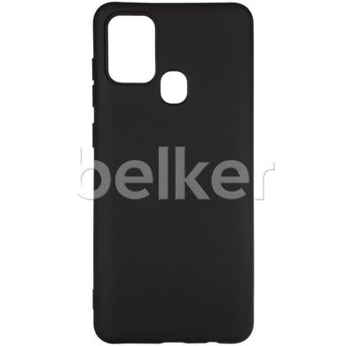 Силиконовый чехол для Samsung Galaxy A21s A217 Hoco Soft Silicone case Черный смотреть фото | belker.com.ua