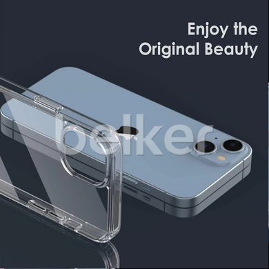 Силиконовый чехол для iPhone 15 Plus Rock Pure case Прозрачный