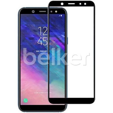 Защитное стекло для Samsung Galaxy A6 2018 (A600) Tempered Glass 3D Черный смотреть фото | belker.com.ua