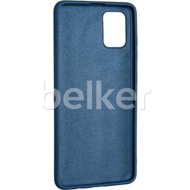 Защитный чехол для Samsung Galaxy A31 (A315) Full Soft case Синий смотреть фото | belker.com.ua