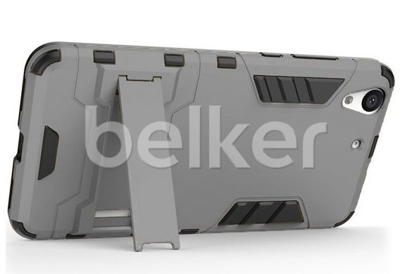 Противоударный чехол для Huawei Y6 II Honor Hard Defence Тёмно-серый смотреть фото | belker.com.ua