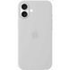 Чехол для iPhone 16 Plus Silicone Case (replica) Белый