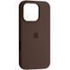 Чехол для iPhone 16 Pro Silicone Case (replica) Коричневый