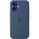 Чехол для iPhone 16 Silicone Case (replica) Темно-синий в магазине belker.com.ua