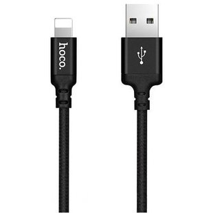 Кабель Lightning USB для iPhone iPad Hoco X14 Times Speed 1 метр Черный