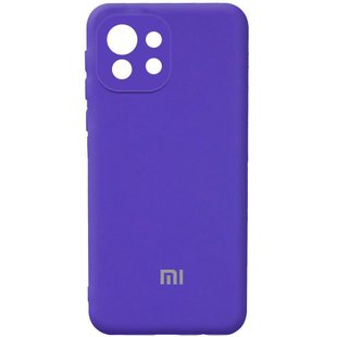 Оригинальный чехол для Xiaomi Mi 11 Lite Soft case Фиолетовый смотреть фото | belker.com.ua