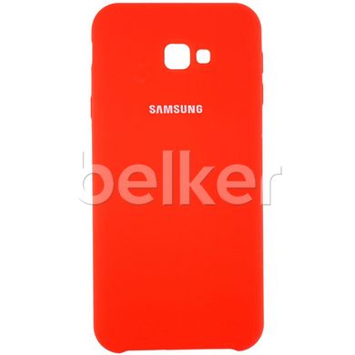 Оригинальный чехол для Samsung Galaxy J4 Plus (J415) Silicone Case Красный смотреть фото | belker.com.ua