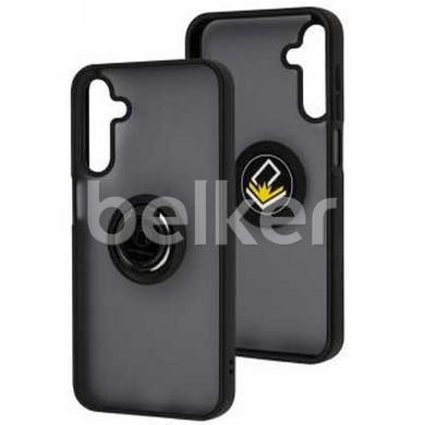 Чехол для Samsung Galaxy M15 (M156) LikGus Ring case Черный