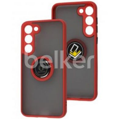 Чехол для Samsung Galaxy S23 Plus (S916) LikGus Ring case Красный смотреть фото | belker.com.ua