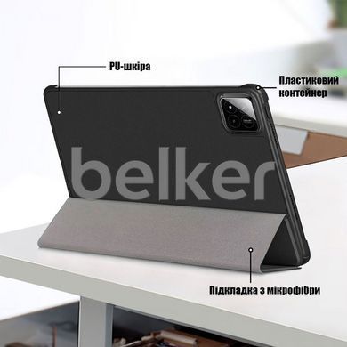 Чехол для Xiaomi Mi Pad 7 Pro Moko кожаный Черный