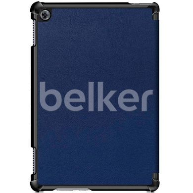 Чехол для Huawei MediaPad M5 Lite 10.1 Moko кожаный Темно-синий смотреть фото | belker.com.ua