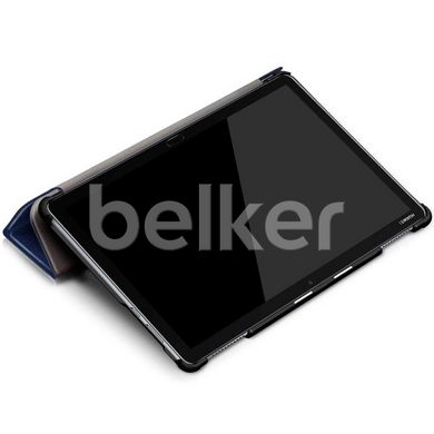 Чехол для Huawei MediaPad M5 Lite 10.1 Moko кожаный Темно-синий смотреть фото | belker.com.ua