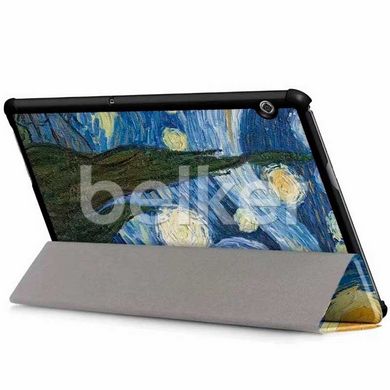 Чехол для Huawei MediaPad T5 10 Moko кожаный Сакура Звездная ночь смотреть фото | belker.com.ua