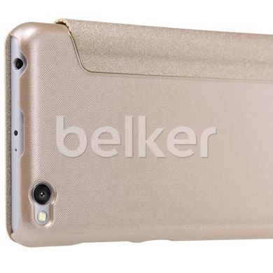 Чехол книжка для Xiaomi Redmi 3 Nillkin Spark Золотой смотреть фото | belker.com.ua