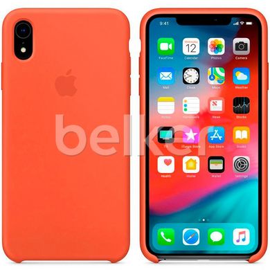 Оригинальный чехол для iPhone XR Silicone Case Оранжевый смотреть фото | belker.com.ua