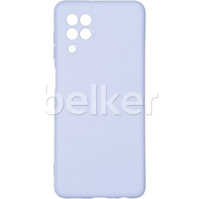 Противоударный чехол для Samsung Galaxy M22 (M225) Full soft case Сиреневый